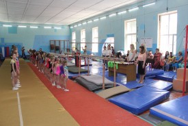 Порядка 100 участников собрали соревнования по спортивной гимнастике